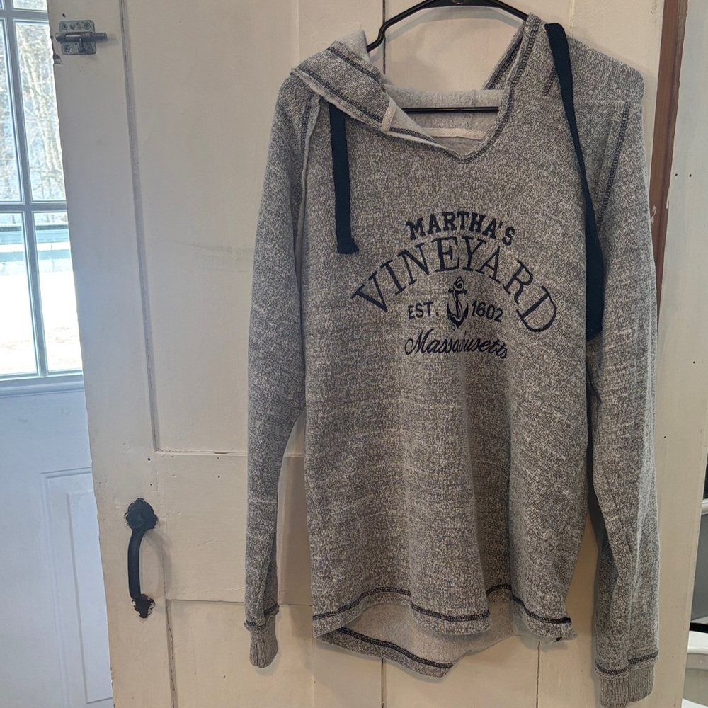 Gray Martha's Vineyard Women's Hoodie- Like New Size Large
